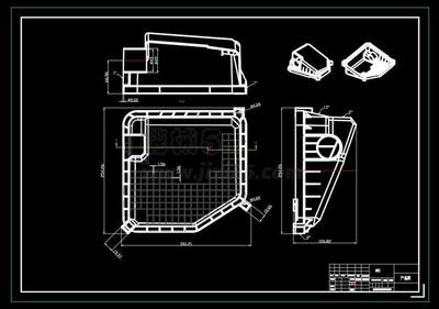 汽車濾清器殼注塑模具設計 滑塊抽芯塑料注射模的實踐與三維圖紙解析